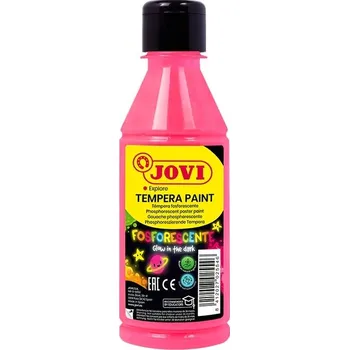 Vodová barva Tekuté temperové barvy JOVI PREMIUM v lahvi - 250 ml / neon růžová