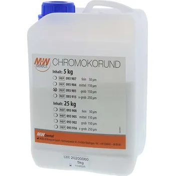 Písek na pískování M+W Dental Korundový písek, 25kg - hrubý 150 µm