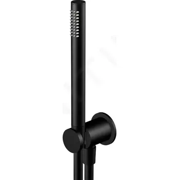 Sprchový set Steinberg 340 Set sprchové hlavice, držáku a hadice, matná černá, 340 1670 S