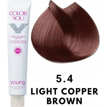 Barva na vlasy Měděná barva na vlasy 5.4 Young 100 ml
