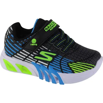 Chlapecká obuv Černo-modré svítící tenisky Skechers Flex-Glow Elite 400135N-BBLM Velikost: 21