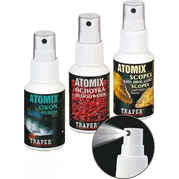 Návnadové aroma TRAPER Sprej Atomix - Sprej Atomix Žížala 50ml
