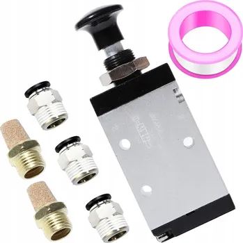 Ventil Ruční pneumatický ventil ovládaný vzduchovou pákou, elektromagnetický ventil