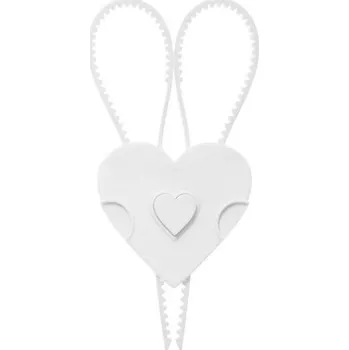 Zámek na kolo Bocioland Elastický zámek na srdce BL003