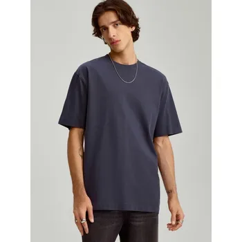 Pánská móda Tričko - L - House - tmavošedý - 307EN-90X