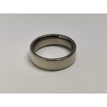 Prsten Prsten z chirurgické oceli s emailem