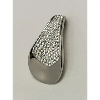 Přívěsek Přívěs z chirurgické oceli se Swarovski křišťálem
