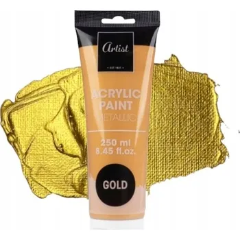 Vodová barva Akrylové barvy Creative Artist zlatá 1 ks 250 ml