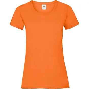 Dámské oblečení Fruties Dámské tričko s krátkým rukávem Ulkan pomerančová S