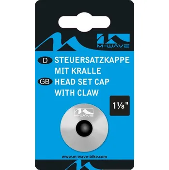 Hlavové složení zátka AH+ježek M-Wave 11/8 stříbrná