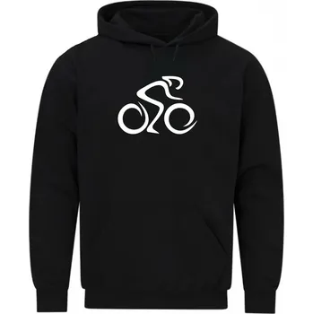 Pánská mikina Pánská mikina Tour de Kolo Cyklista (Velikost: 5XL, Barva: Černá)