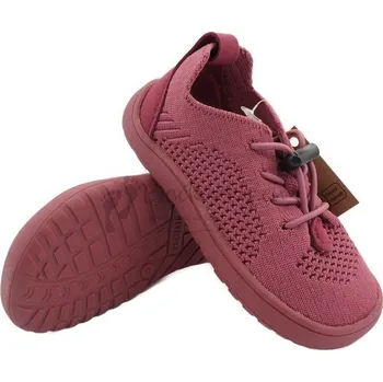 Chlapecké polobotky Dětské plátěné barefoot boty Protetika GAEL Bordo - vel. 30