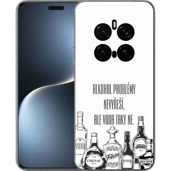 Pouzdro na mobilní telefon Gelový kryt mmCase na Honor Magic 7 Pro 5G - vtipný text bílé pozadí