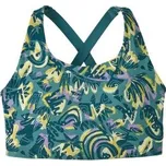 Patagonia Shadowlite High-Impact Adjustable Bra Wild Botanist: Wetland Blue zelená XS