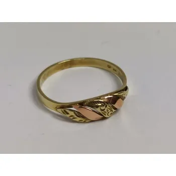 Prsten Zlatý dámský prsten celozlatý