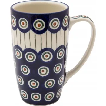 Hrnek Bolesławiec Umělecká keramika Bolesławiec keramika 400 ml