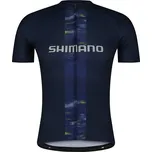 SHIMANO LOGO dres s krátkým rukávem 2025 barva: modrá námořní, velikost oblečenÍ: M