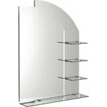 Aqualine WEGA zrcadlo s policemi 65x90cm