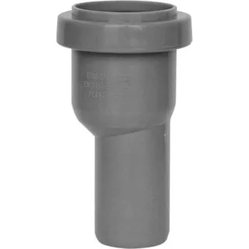 Kanalizační potrubí Plast Brno HTRS redukce excentrická obrácená pro vnitřní kanalizaci Varianta: HTRS redukce excentrická obrácená DN 32/40 pro vnitřní kanalizaci