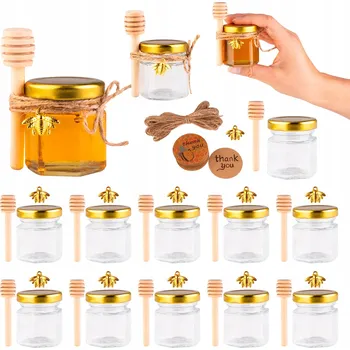 Sklenice Sklenice s víčkem Superbutelki 45 ml, 30 ks sada s příslušenstvím