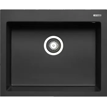 Nerezový dřez Pyramis Vestavný dřez Istros, 610 × 500 × 200 mm, černý 70045012