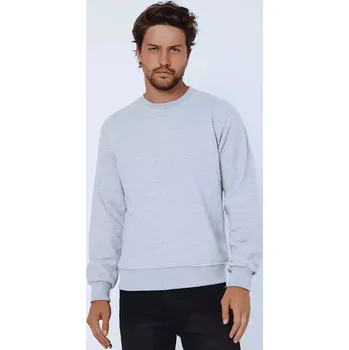 Pánská mikina Světle šedá pánská mikina BX5007 Velikost: L