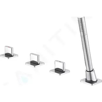 Vodovodní baterie Steinberg 230 Baterie na okraj vany, 4-otvorová instalace, chrom, 230 2480