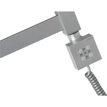 Radiátor Sapho KTX topná tyč s termostatem, 600 W, stříbrná