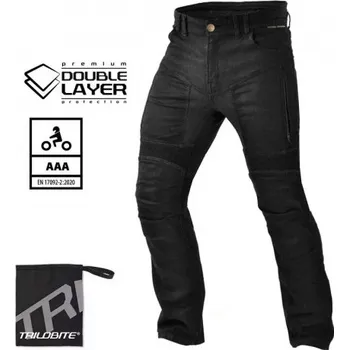 Moto kalhoty TRILOBITE kalhoty PARADO DOUBLELAYER AAA black - 40