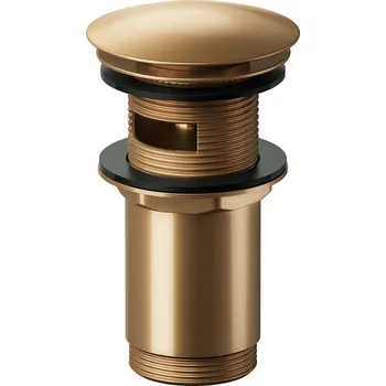 Sifon CERSANIT Automatická univerzální zarážka click-clack, kartáčovaný měď S951-846