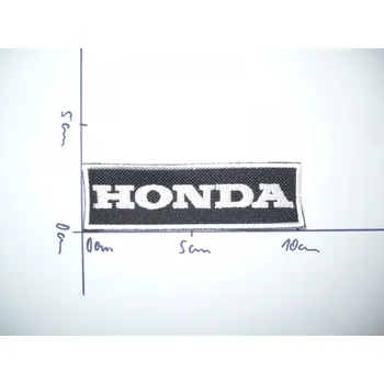 Nášivka Nášivka Honda černo-bílá, 10 x 3 cm