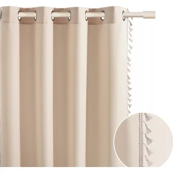 Obraz Závěs polozatemňovací s kroužky 140 cm x 250 cm