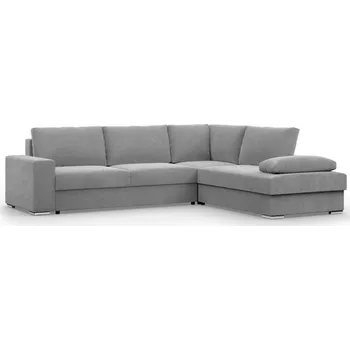 Obývací pokoj Rohová rozkládací sedací souprava FESTINA Pravá Šedá I