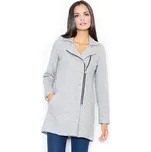 Figl Dámský kabát crombie coat Massod M405 šedá XL