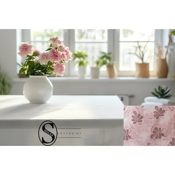 ubrus Ubrus Listy růžové Velikost: 115x140