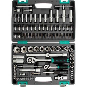 Sada nářadí Sada nářadí, dílů, klíčů + kufřík s nářadím, 94 ks. - Stels