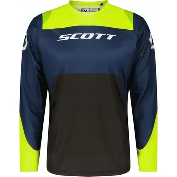 Pánská mikina Mikina SCOTT Evo Race midnight purple/safety yellow XL