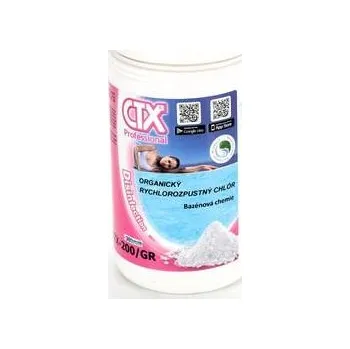 Bazénová chemie CTX - 200GR chlorový granulát rychlorozpustný 1Kg