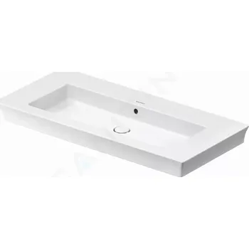 Umyvadlo Duravit White Tulip Nábytkové umyvadlo 105x49 cm, bez otvoru pro baterii, bílá, 2363100060
