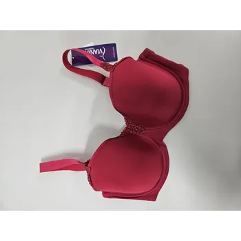 Podprsenka VIANIA Podprsenka s kosticí s vyztuženými košíčky červená 100 E 151414.999