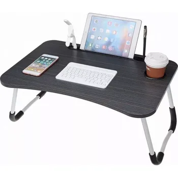 Psací stůl Herzberg Home & Living Herzberg HG-04173: Foldable Lap Desk with Cup and Tablet Holder