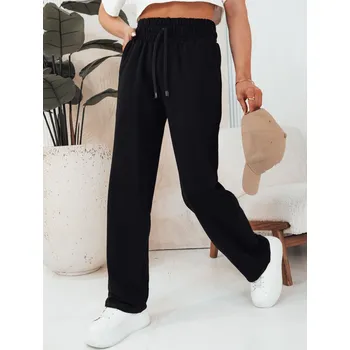 Dámská móda Černé volné kalhoty KLINTAL UY2096 Velikost: S