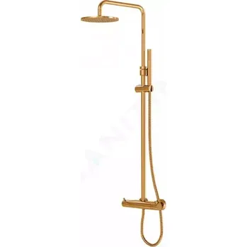 Sprchový set Steinberg 100 Sprchový set s termostatem, průměr 20 cm, růžové zlato, 100 2721 RG