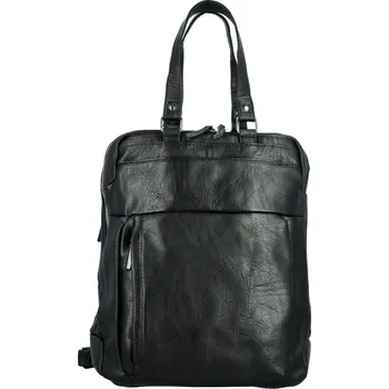 Městský batoh Dámský kabelko/batoh černý - Paolo bags Milton černá