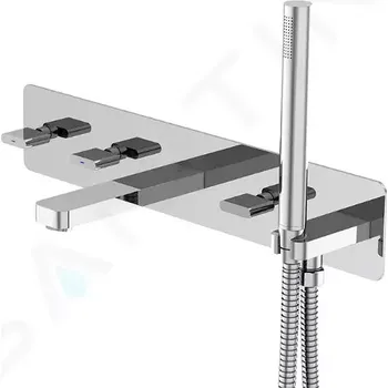 Vodovodní baterie Steinberg 230 Vanová baterie pod omítku, pro 2 spotřebiče, s tělesem, chrom, 230 2692