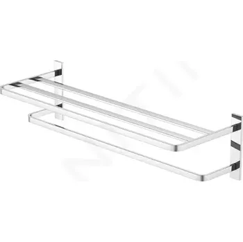 Drátěná police Steinberg 450 Polička s držákem ručníků, délka 62 cm, chrom, 450 2750