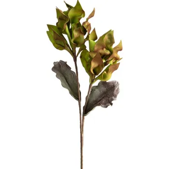 umělá květina Umělý květ FLORE zelený / hnědý (6 ks)