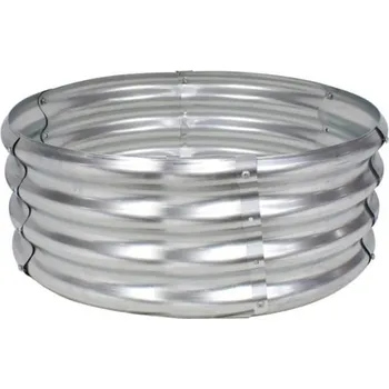 Vyvýšený záhon Vyvýšený záhon kruh 90x90x30cm, pozink