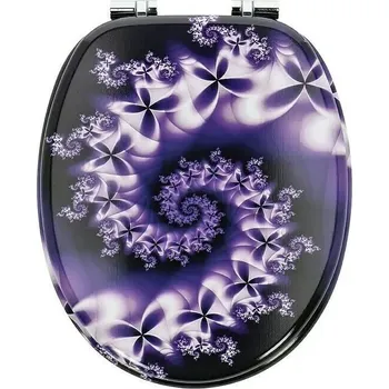 WC sedátko Poseidon WC sedátko Violet, softclose, šroubované, MDF HY-WS1381