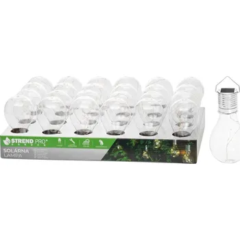 Čtecí lampička Lampa Strend Pro, žiarovka, solárne, LED, 7,5x15 cm, Sellbox 24 ks